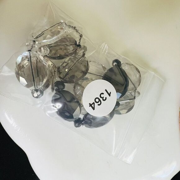 WHBM Chunky Crystal Glass Ombre Necklace White House Black Market Sparkling 1364 - Picture 12 of 12